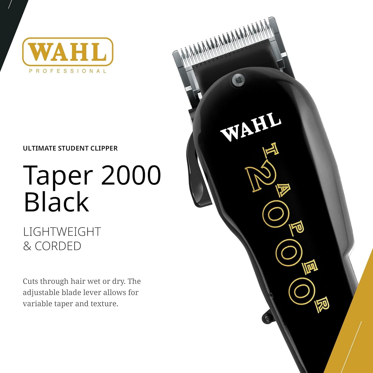 Dluxe Ave. Professional Taper 2000 Clipper/ Black