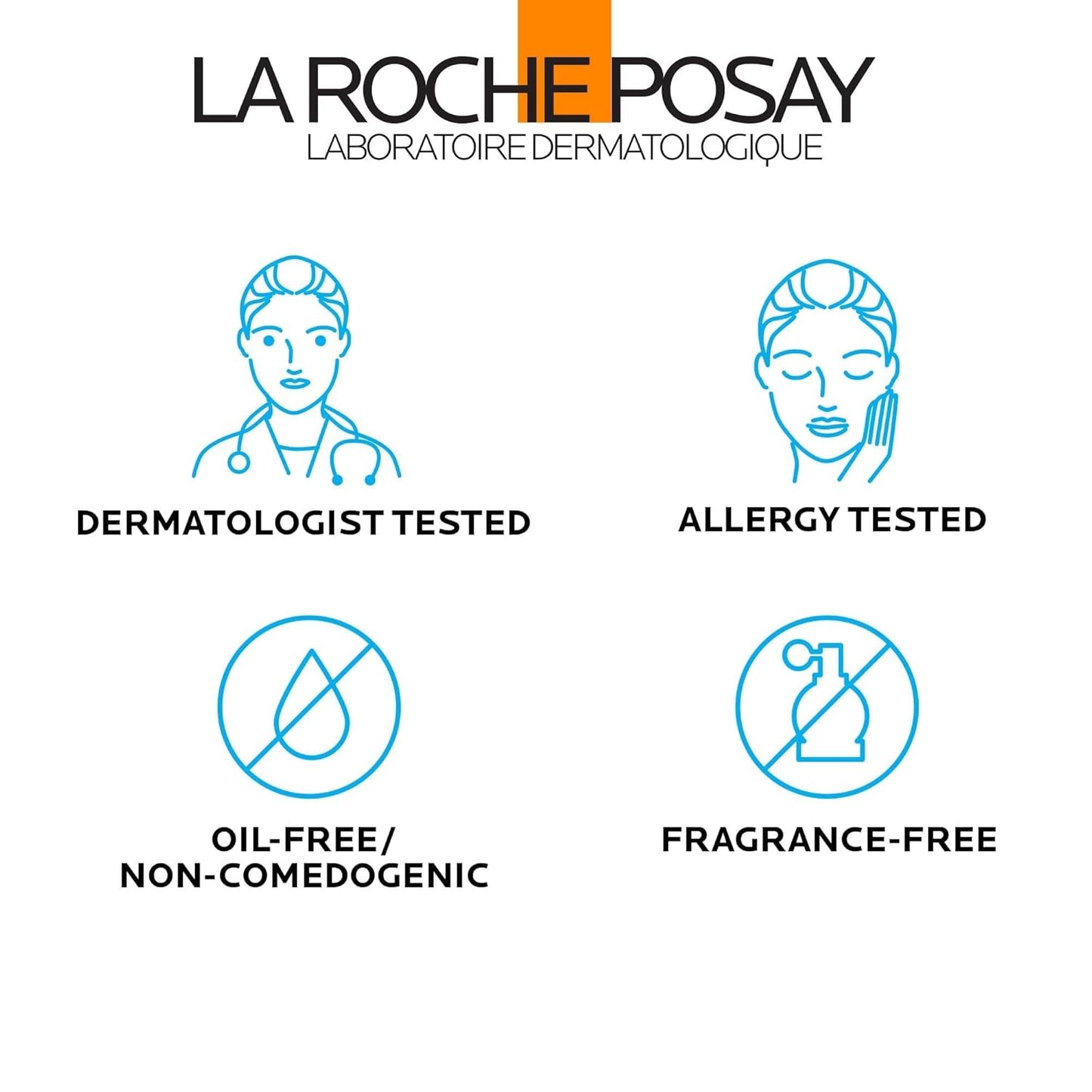 Dluxe Ave. La Roche-Posay Anthelios Mineral Ultra-Light Face Sunscreen SPF 50 Zinc Oxide Sunscreen for Face 100% Mineral Sunblock Oil Free Sunscreen for Sensitive Skin Daily Sun Protection