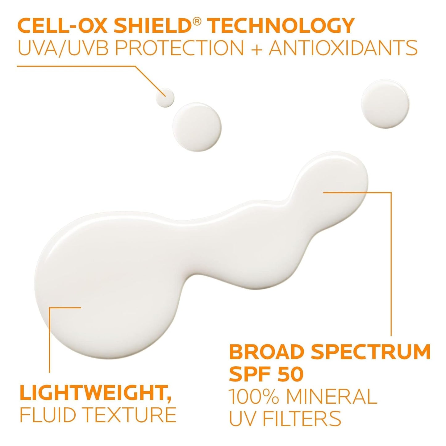Dluxe Ave. La Roche-Posay Anthelios Mineral Ultra-Light Face Sunscreen SPF 50 Zinc Oxide Sunscreen for Face 100% Mineral Sunblock Oil Free Sunscreen for Sensitive Skin Daily Sun Protection