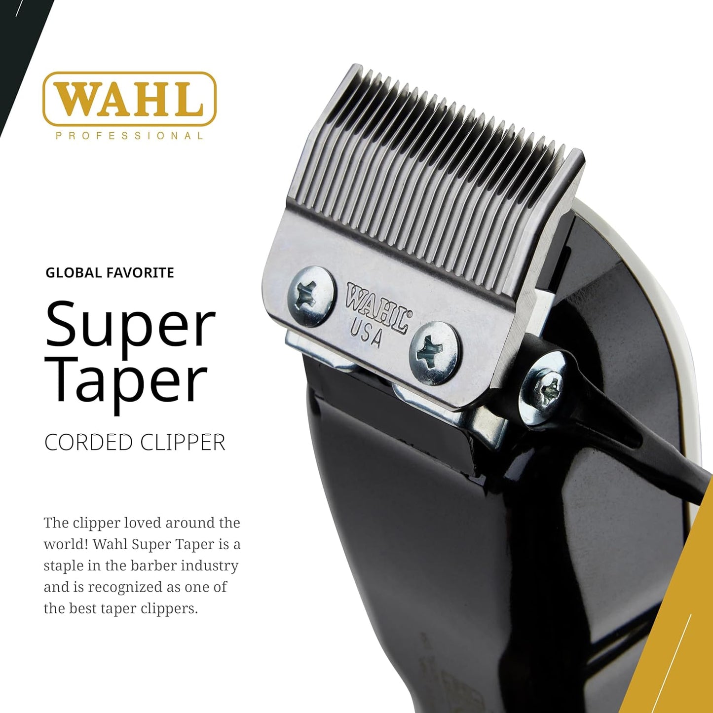 Dluxe Ave. Professional Super Taper Clipper/ Silver