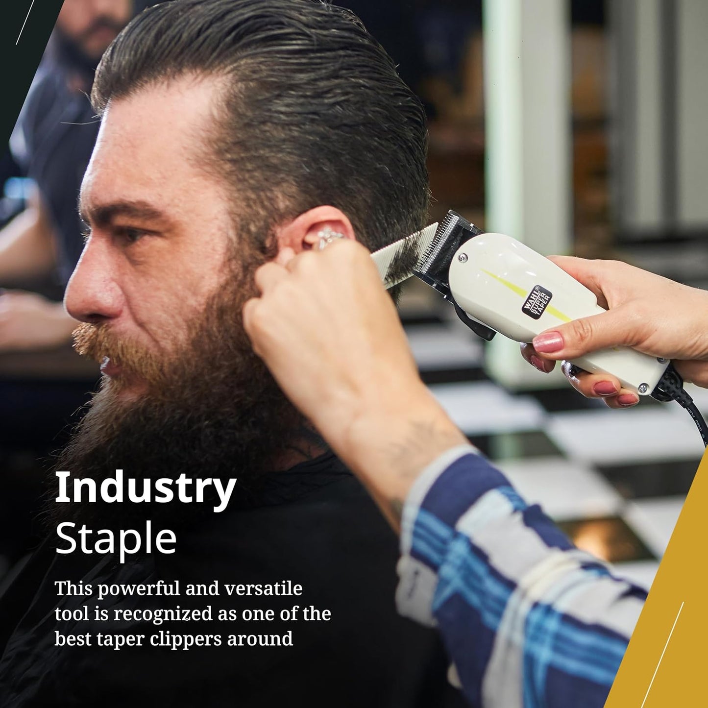 Dluxe Ave. Professional Super Taper Clipper/ Silver