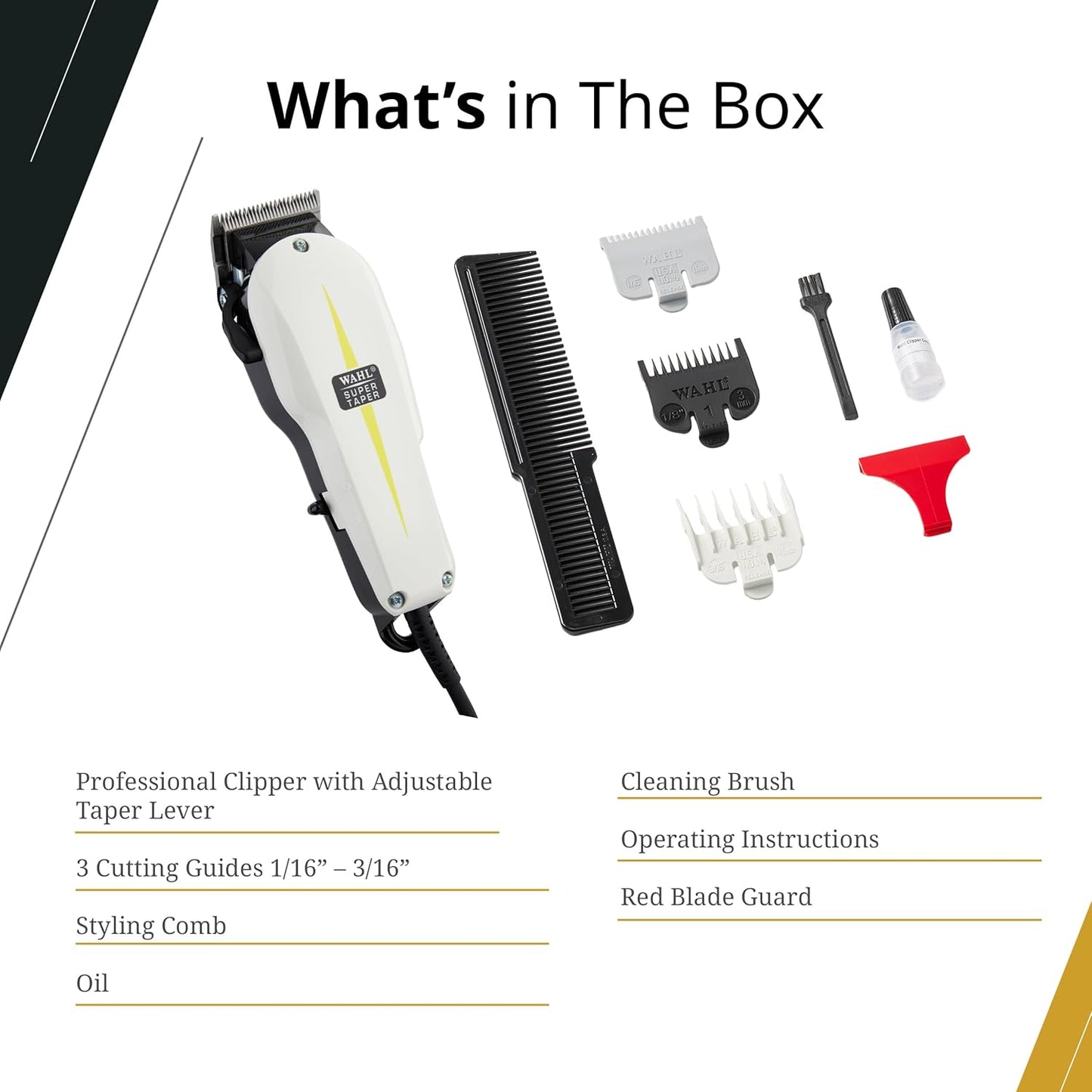 Dluxe Ave. Professional Super Taper Clipper/ Silver
