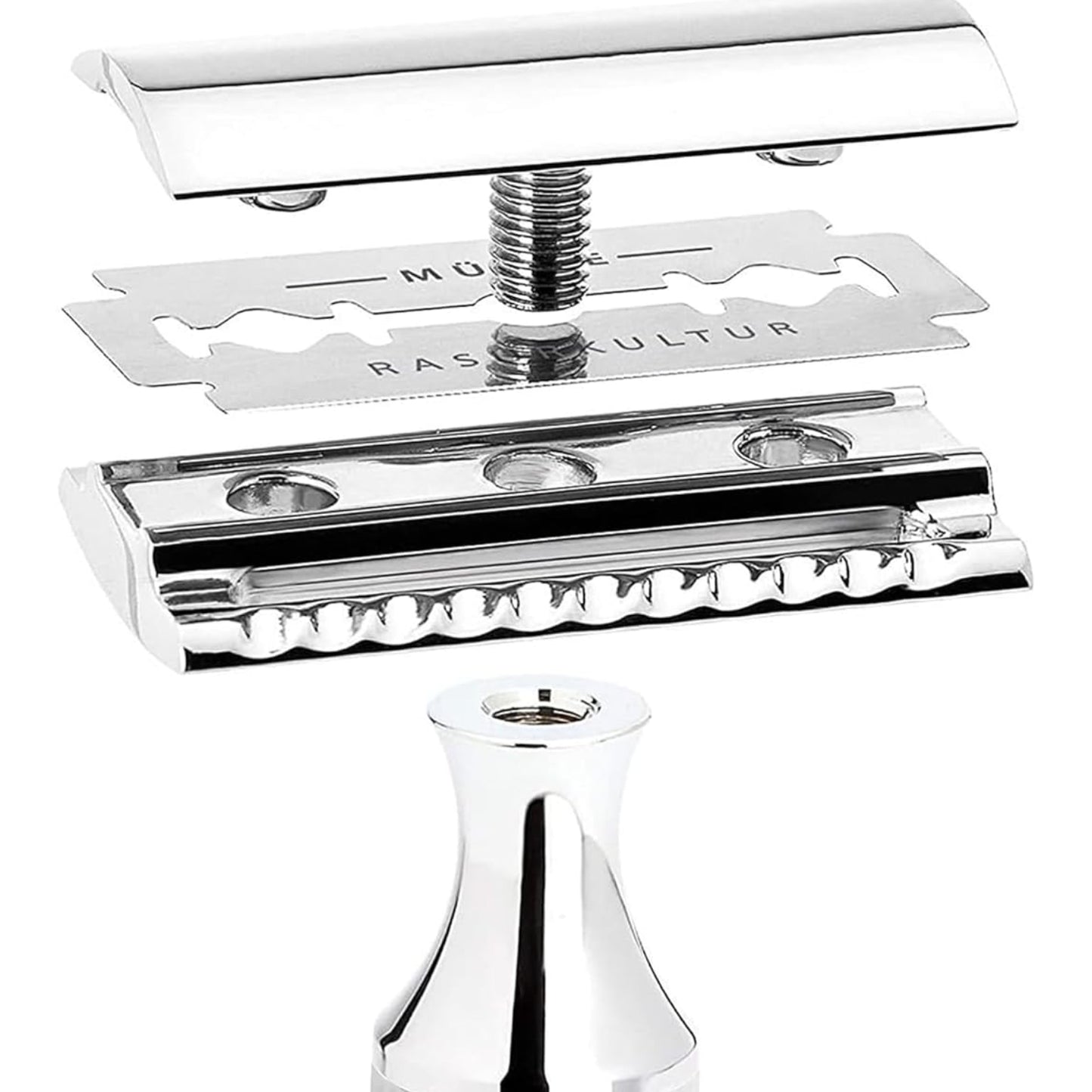 Dluxe Ave. Double Edge Safety Razor (Closed Comb)/ Barbershop Quality/ Luxury Razor
