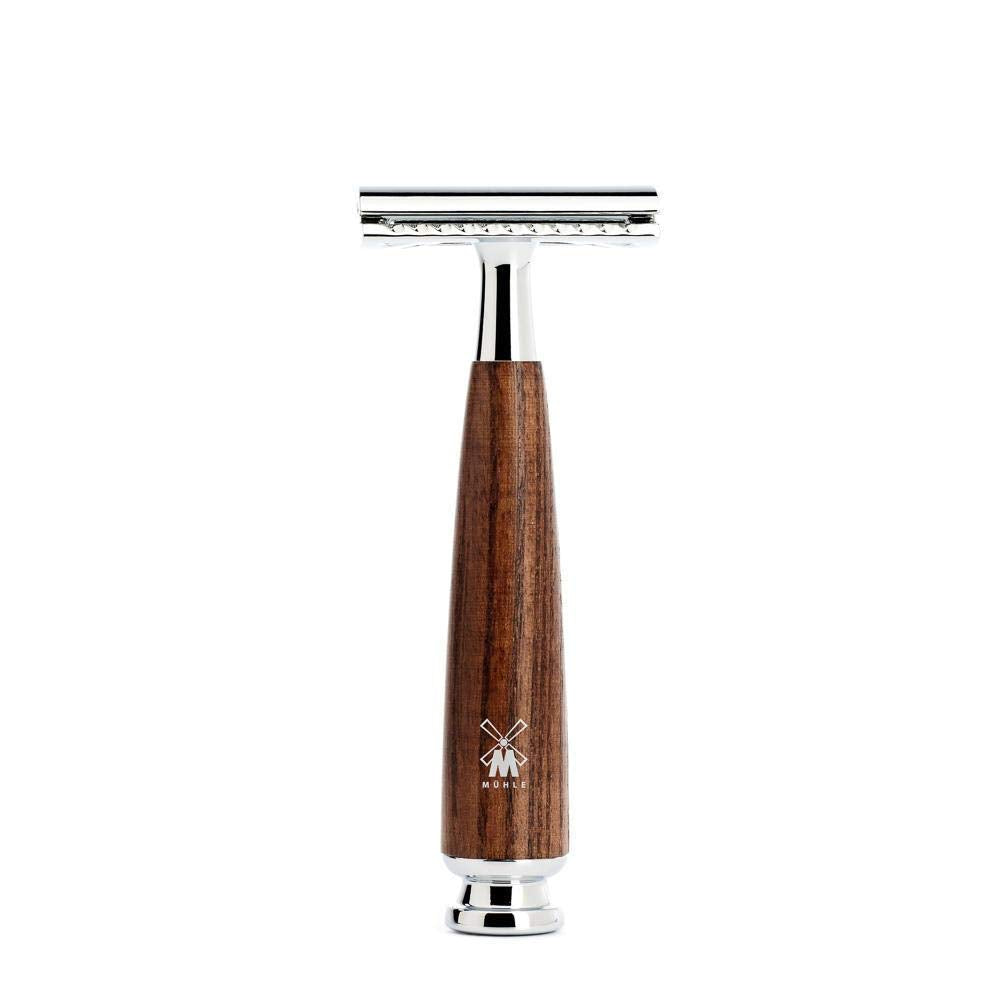 Dluxe Ave. 4-piece Pure Badger Double Edge Safety Razor/ Closed Comb/ Barbershop Quality