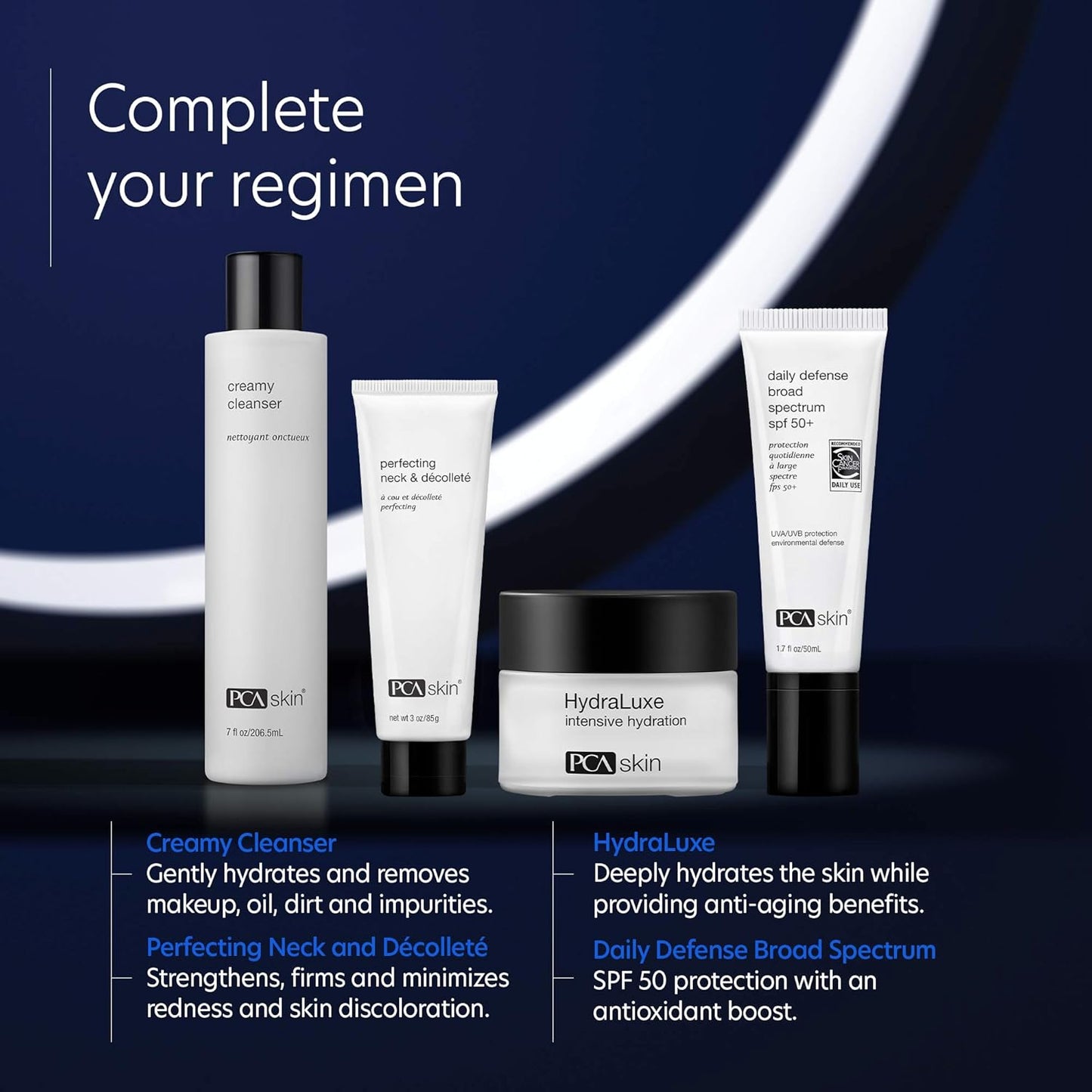 Dluxe Ave. PCA SKIN Perfecting Neck & Chest Firming Cream - Anti Aging Retinol Moisturizer for Reducing Discoloration Wrinkles & Fine Lines (3 oz)