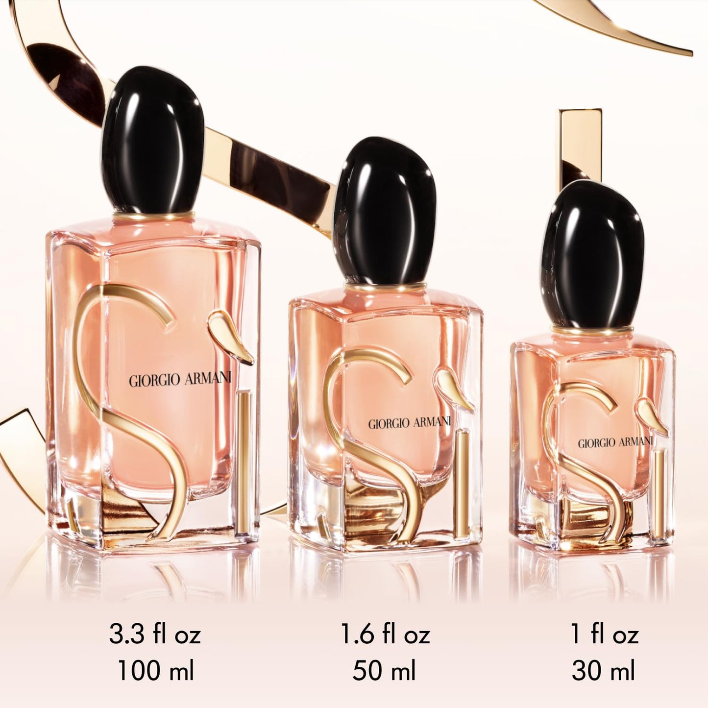Dluxe Ave. Armani Beauty - Sì - Eau de Parfum - Womens Perfume - Modern Chypre Fragrance - Blackcurrant Nectar Rose De Mai & Freesia Patchouli Notes - 1.6 Fl Oz