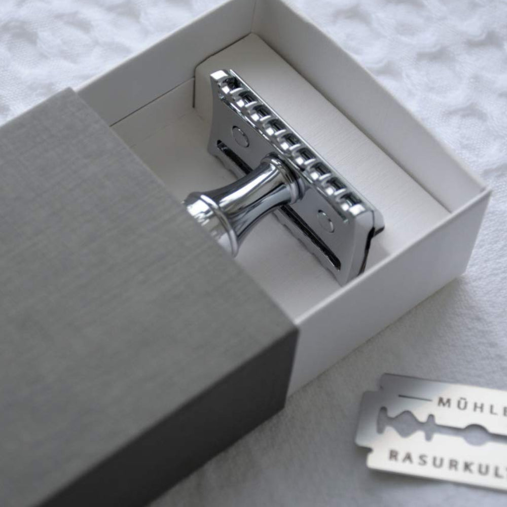 Dluxe Ave. Double Edge Razor (Open Comb)/ Barbershop Quality
