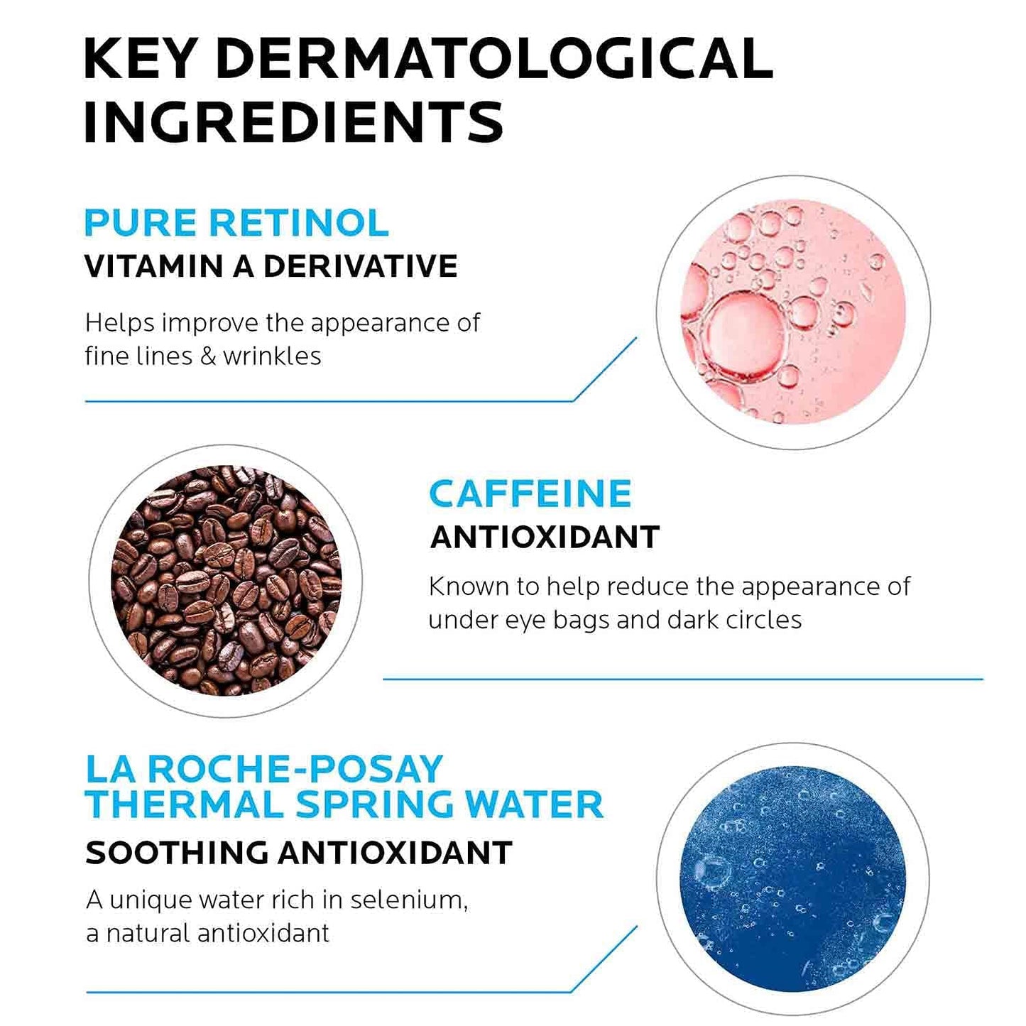 Dluxe Ave. La Roche-Posay Pigmentclar Dark Circles Eye Cream with Caffeine Brightens Under Eye Area and Targets Dark Circles