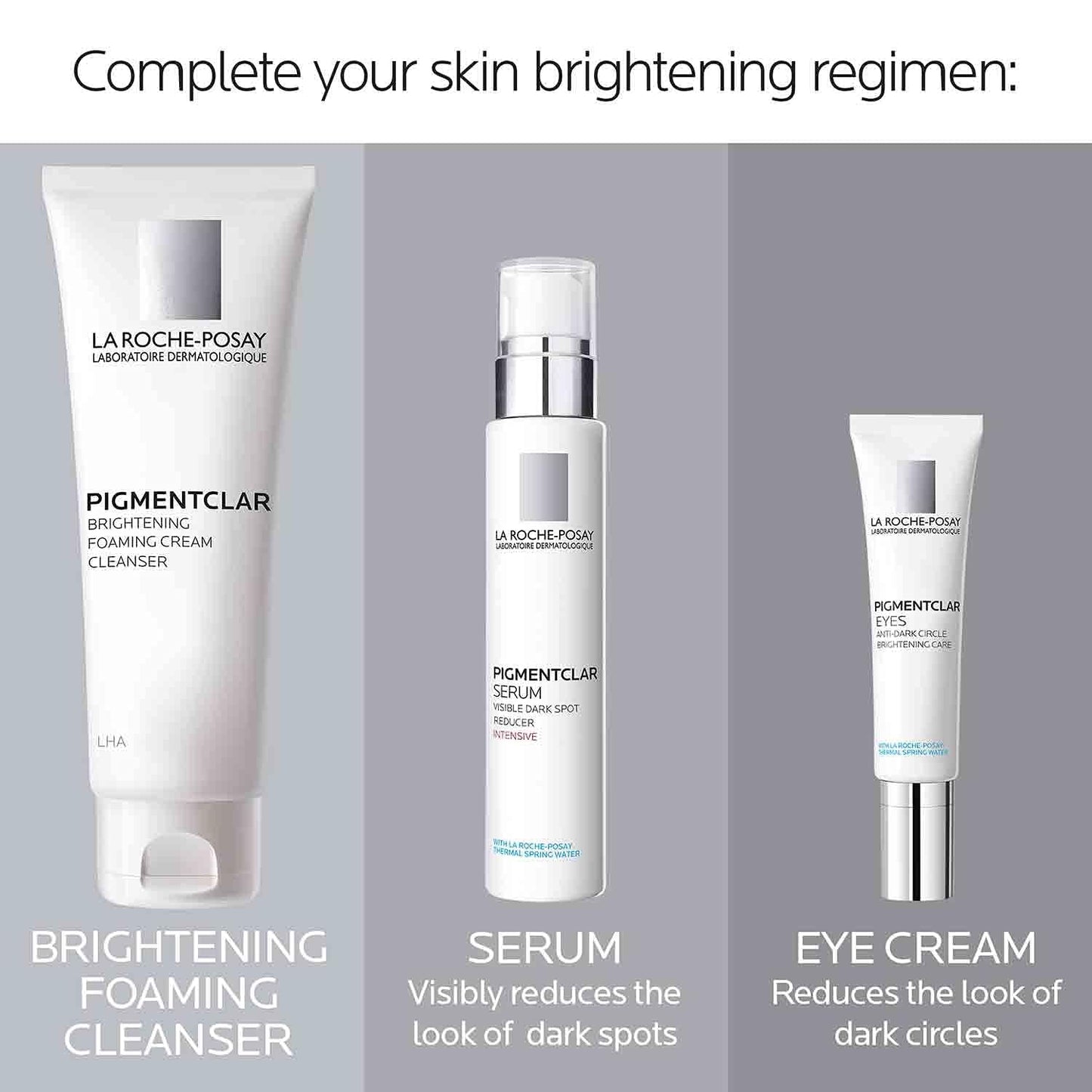 Dluxe Ave. La Roche-Posay Pigmentclar Dark Circles Eye Cream with Caffeine Brightens Under Eye Area and Targets Dark Circles
