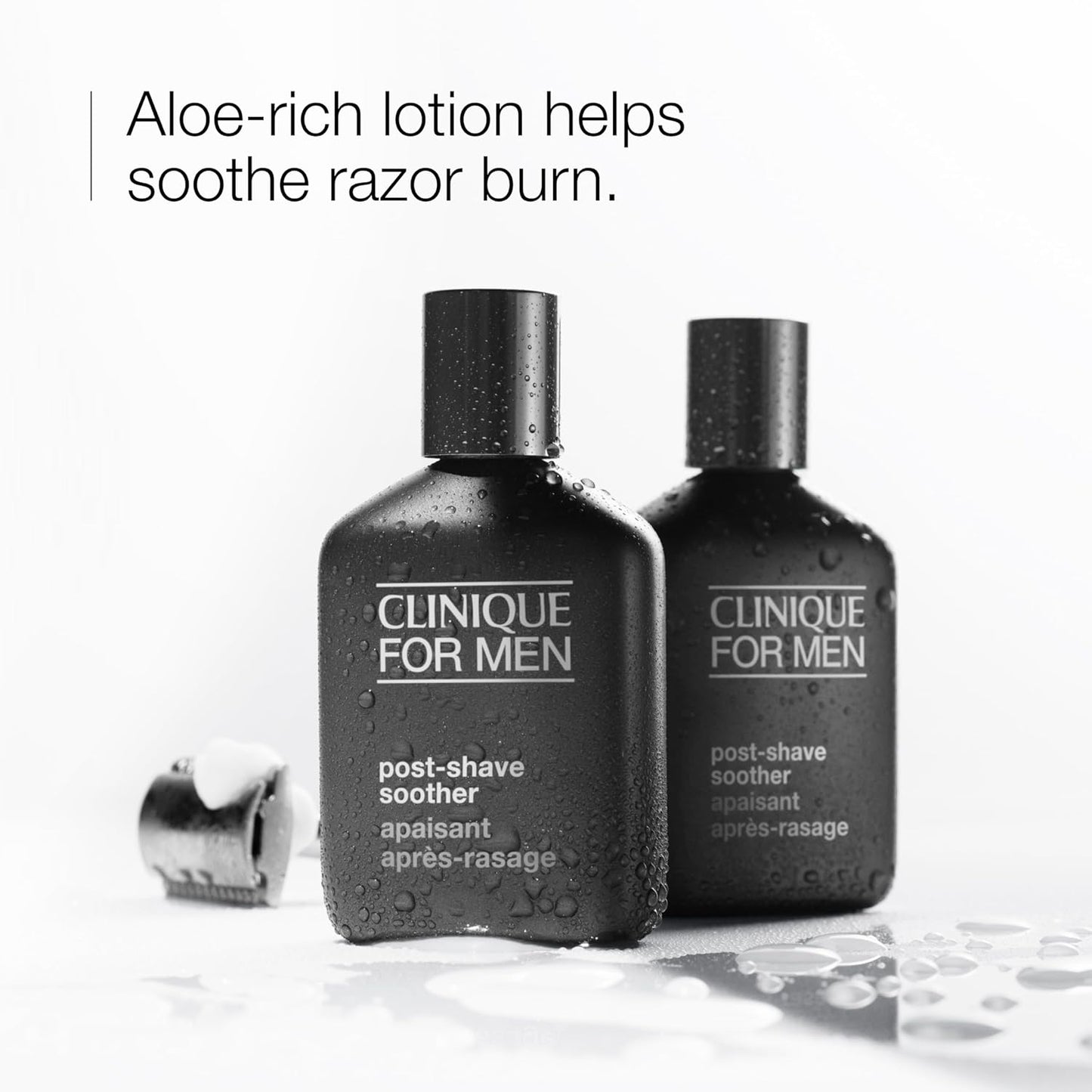 Dluxe Ave. Clinique For Men Post-Shave Soother Lotion | Hydrating + Soothes Razor Burn 2.5 Fl Oz