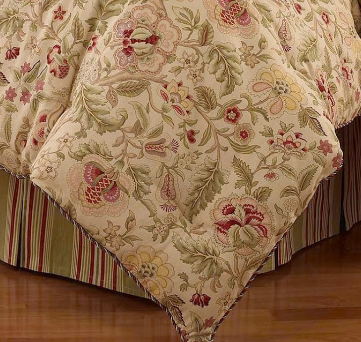 Dluxe Ave.(KING) All Season 4-Piece Reversible Comforter Set,  Antique