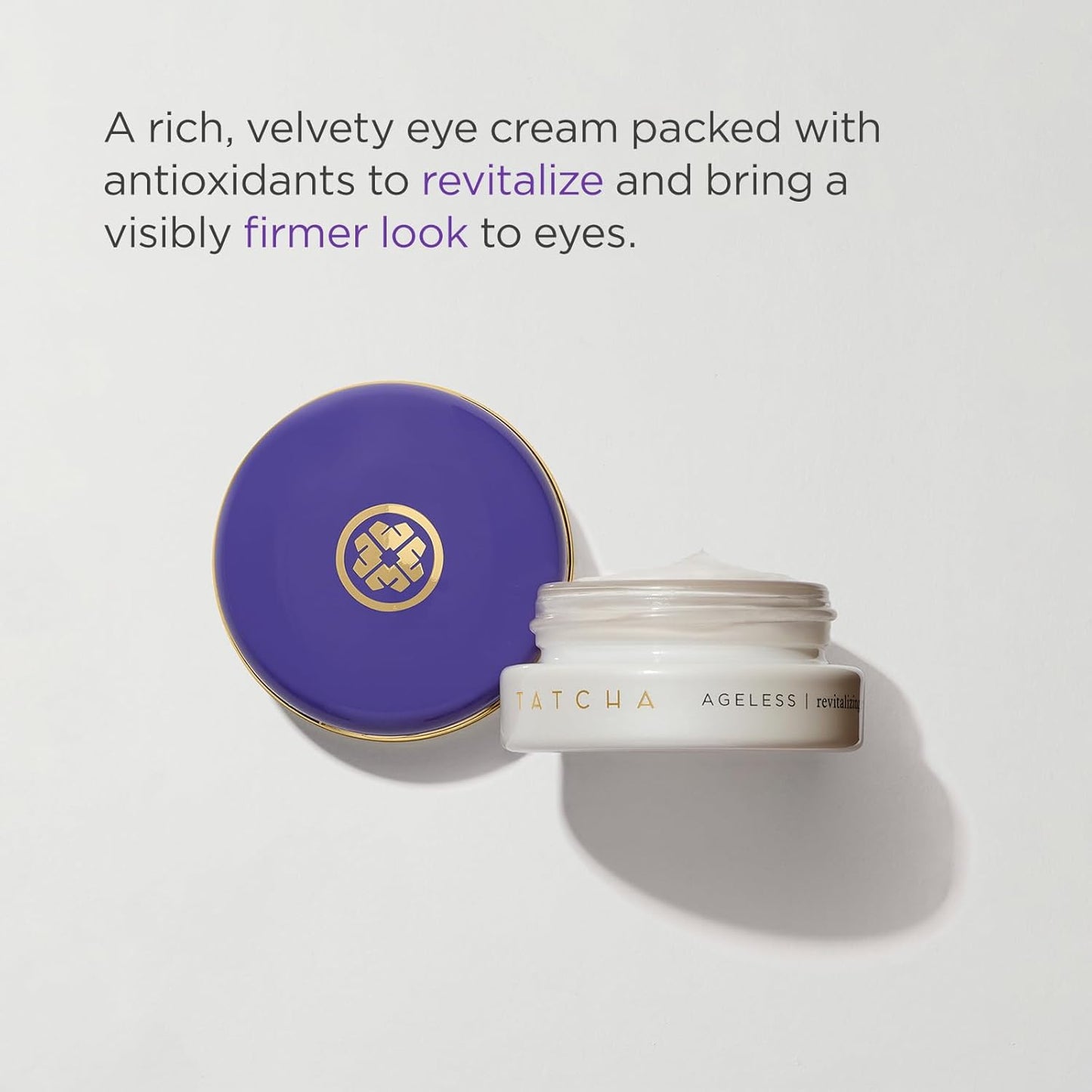 Dluxe Ave. TATCHA Ageless Revitalizing Eye Cream | Cruelty-Free Cream to Reduce Appearance of Fine Lines Dark Circles and Puffiness | 15 ml / 0.5 oz
