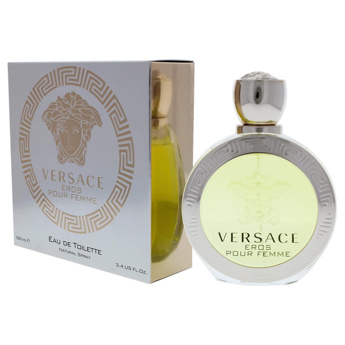 Dluxe Ave. VERSACE Eros Eau de Toilette Spray for Women 3.4 Ounce