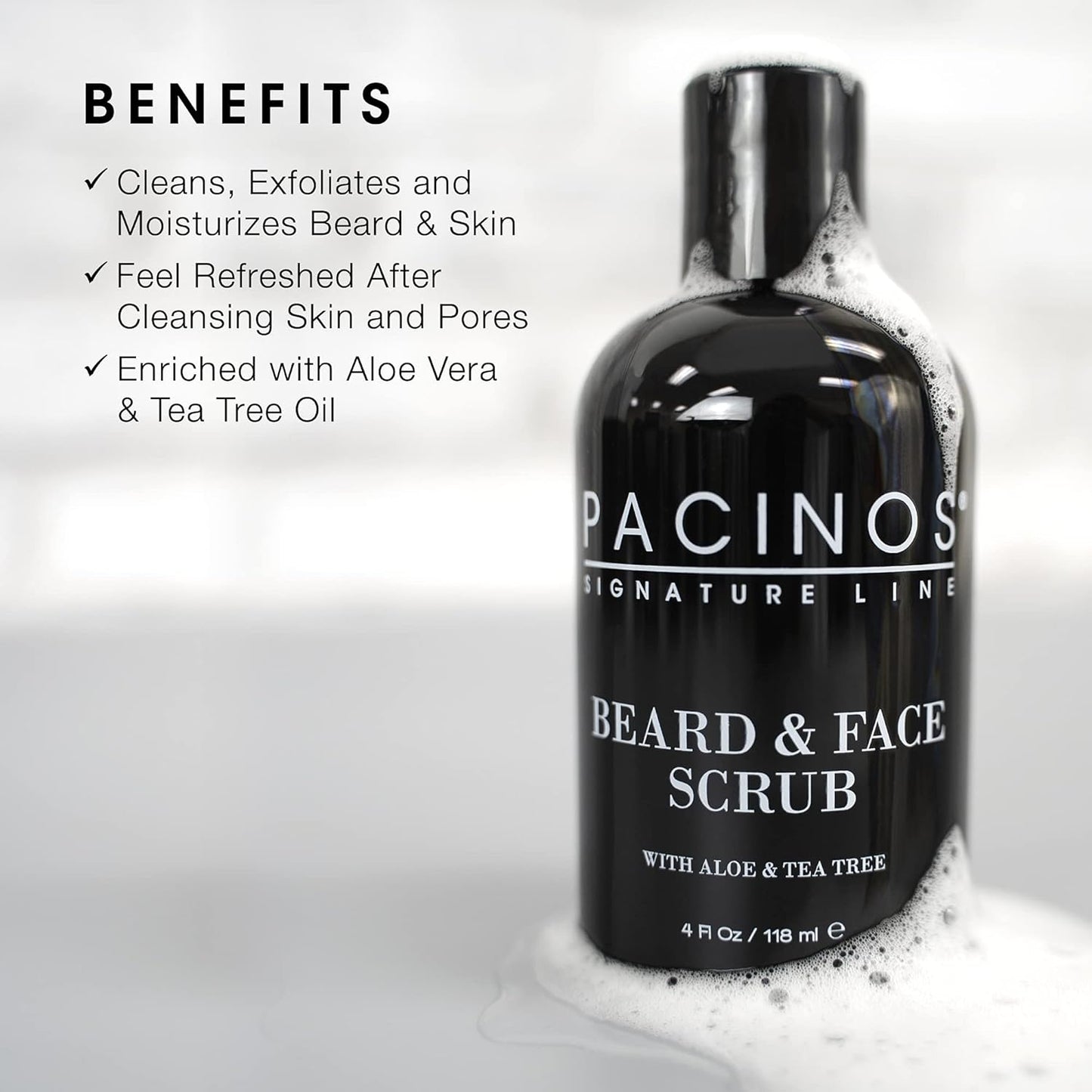 Dluxe Ave. Pacinos Beard and Face Scrub Shave System