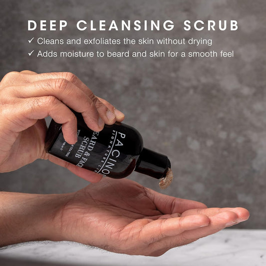 Dluxe Ave. Pacinos Beard and Face Scrub Shave System