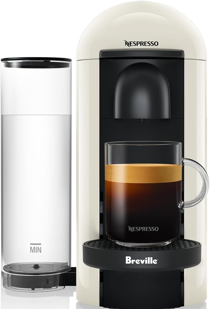 Dluxe Ave. Coffee and Espresso Machine/ White