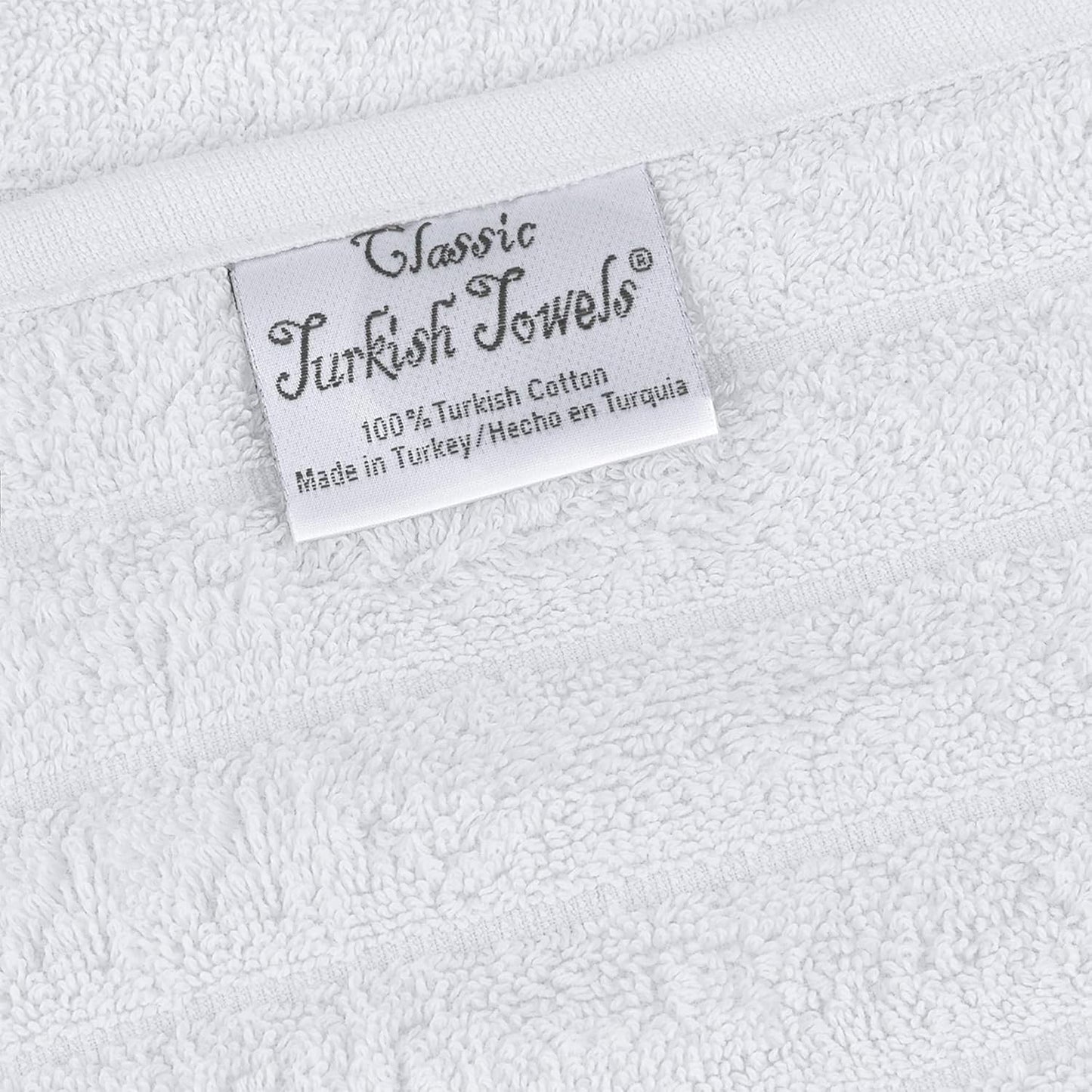 Dluxe Ave. Classic Turkish Towels CTT Luxury 6 Piece Towel Set 100% Turkish Cotton