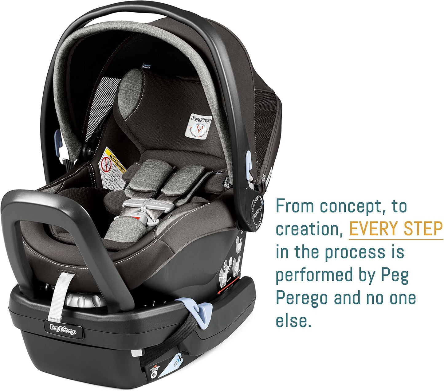 Dluxe Ave. Rear Facing Infant Car Seat/ for Babies 4 to 35 lbs/ (Grey)
