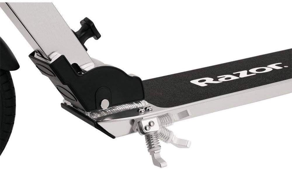 Dluxe Ave. A5 Air Kick Scooter, strong aluminum frame, anti-rattle handlebars and folding system- Silver