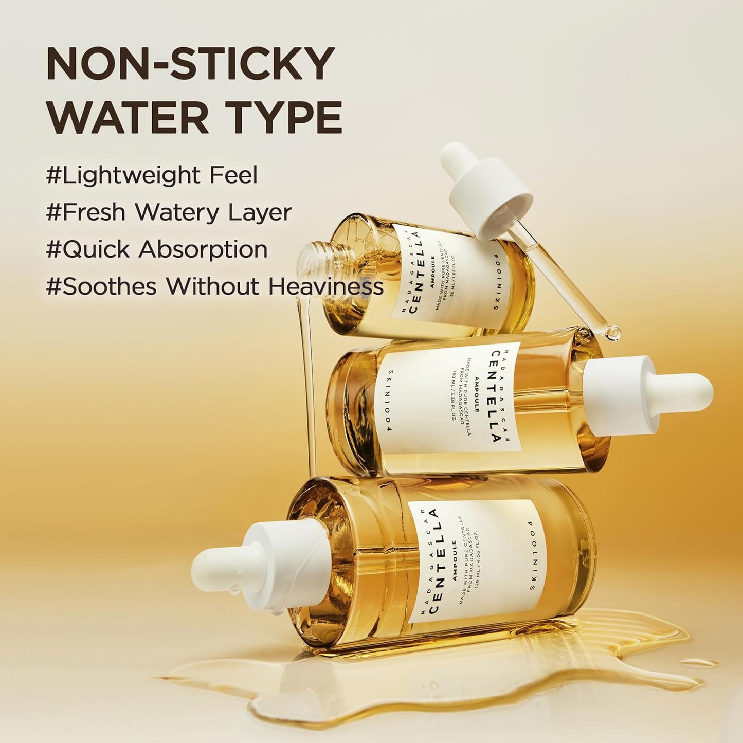 Dluxe Ave. Skin1004 Madagascar  100 Ampoule (100ml or 3.38 floz) / Facial Serum / 100% Centella Asiatica Extract/For soothing sensitive and acne-prone skin