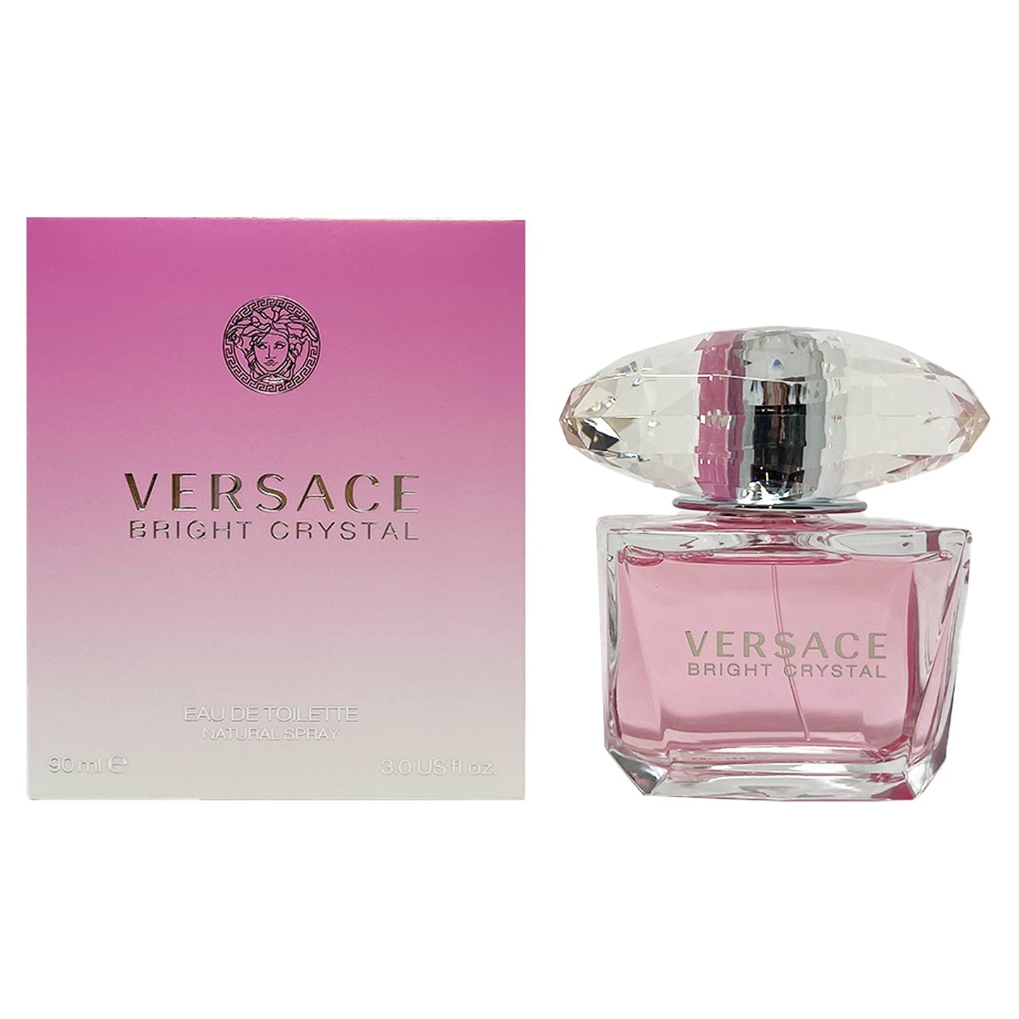 Dluxe Ave. Vêrsace Bright Crystal Eau De Toilette Spray For Woman. EDT 3 fl oz 90 ml