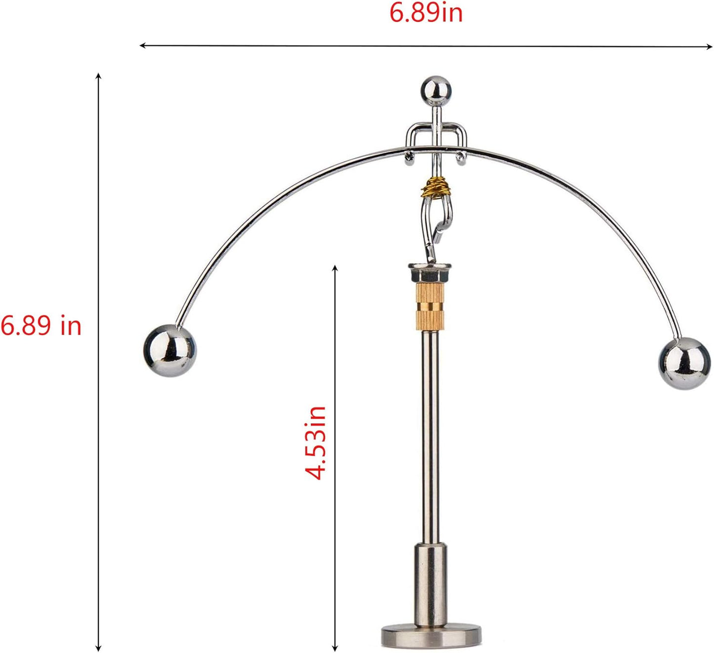 Dluxe Ave. Kinetic Art Balance Toy Balancing Science Psychology Home Office Desk Decor