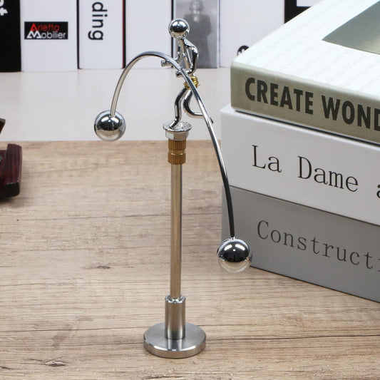 Dluxe Ave. Kinetic Art Balance Toy Balancing Science Psychology Home Office Desk Decor