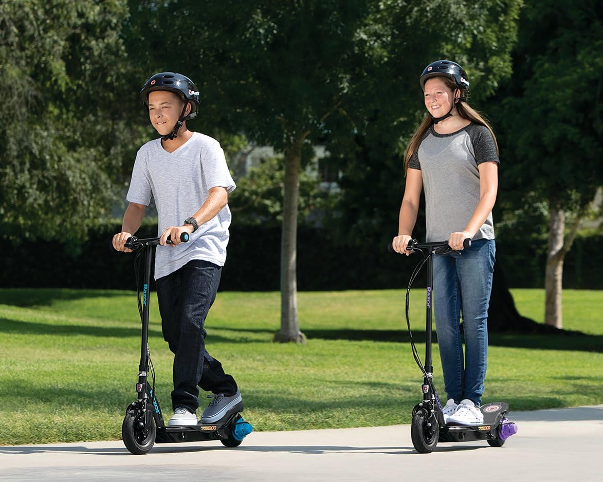 Dluxe Ave.Razor Power Core E100 Electric Scooter - Aluminum Deck - Red