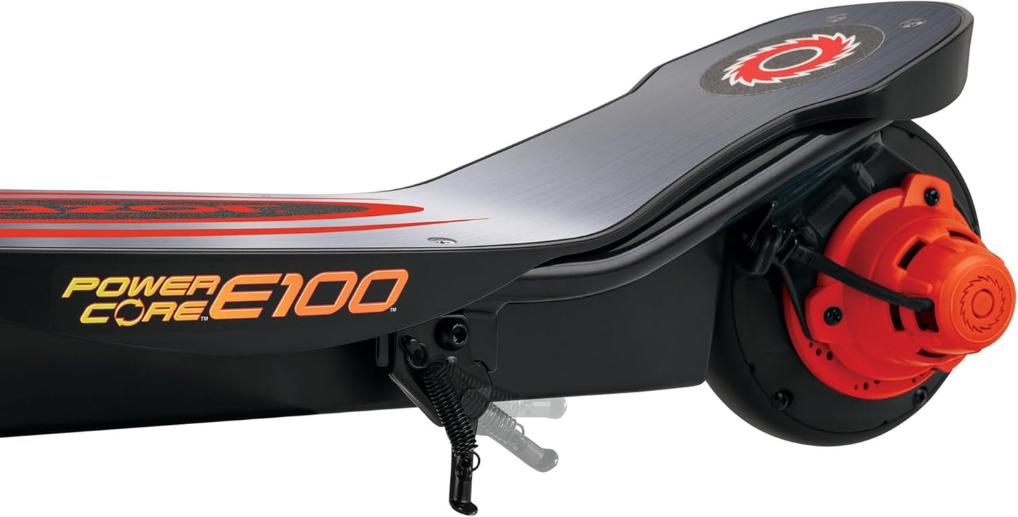 Dluxe Ave.Razor Power Core E100 Electric Scooter - Aluminum Deck - Red