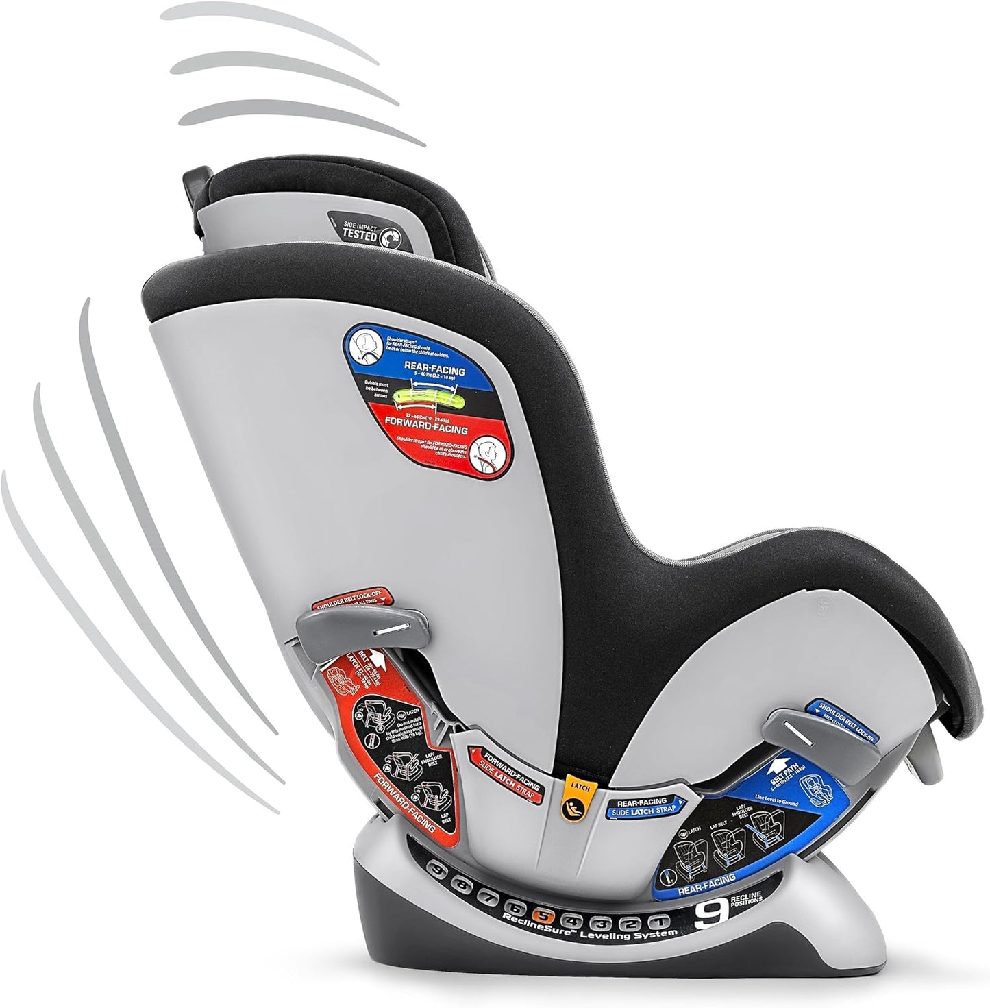 Dluxe Ave.  Convertible Car Seat Traction