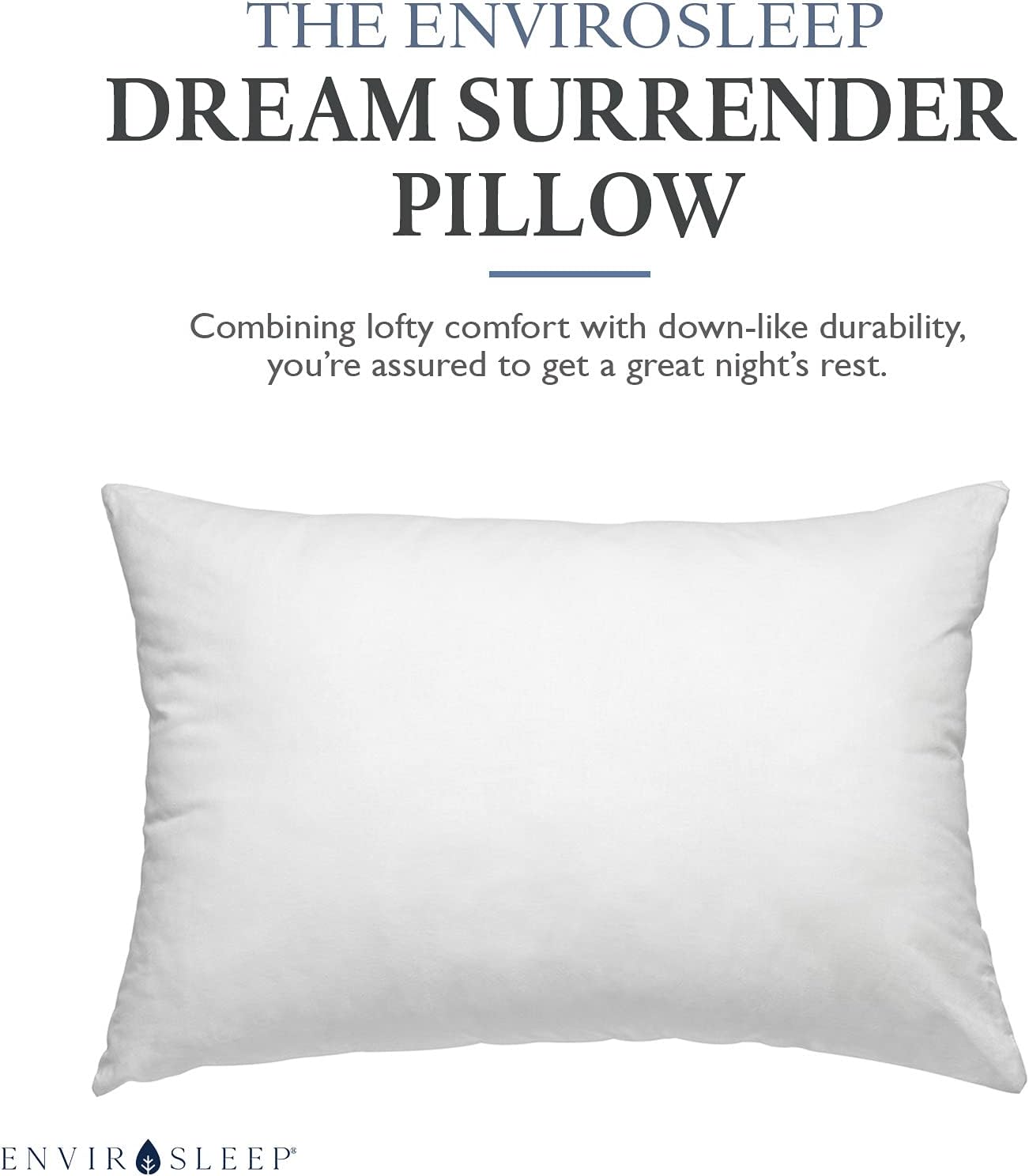 Dluxe Ave. ( KING ) Dream Surrender Pillows, Set of 2, { MED./SUPP. } Luxury Hotel Collection