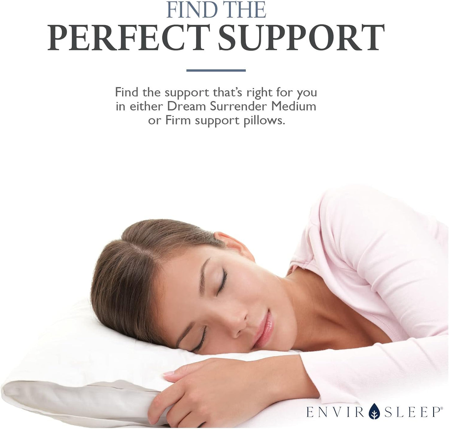 Dluxe Ave. ( KING ) Dream Surrender Pillows, Set of 2, { MED./SUPP. } Luxury Hotel Collection