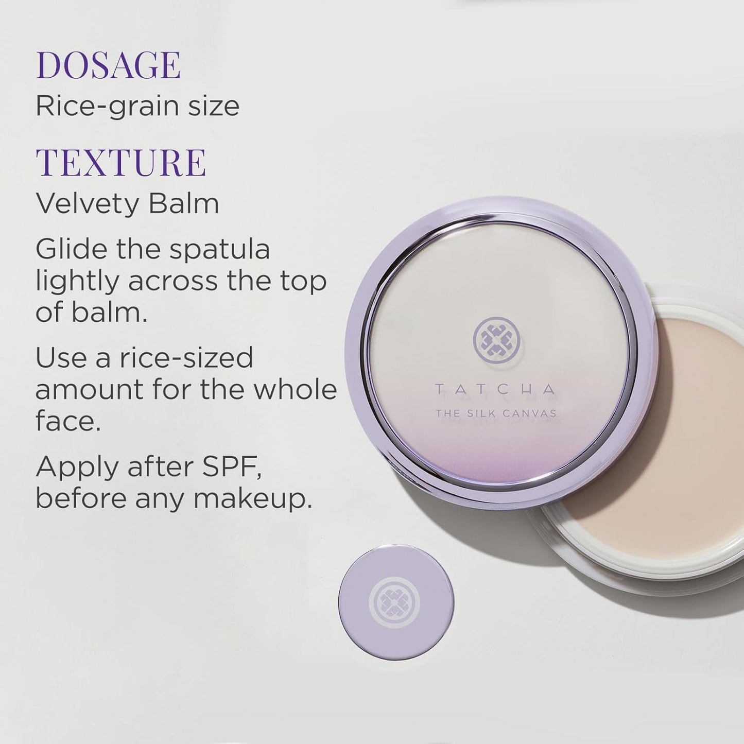 Dluxe Ave. Tatcha The Silk Canvas | Poreless Primer for Face Makeup Lasts Longer and Instantly Perfects Skin 20 G | 0.7 oz