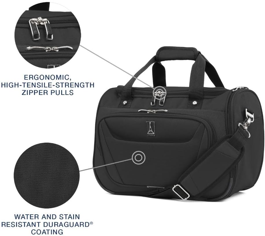 Dluxe Ave. Carry-On Travel Tote/ (Black) 18-Inch