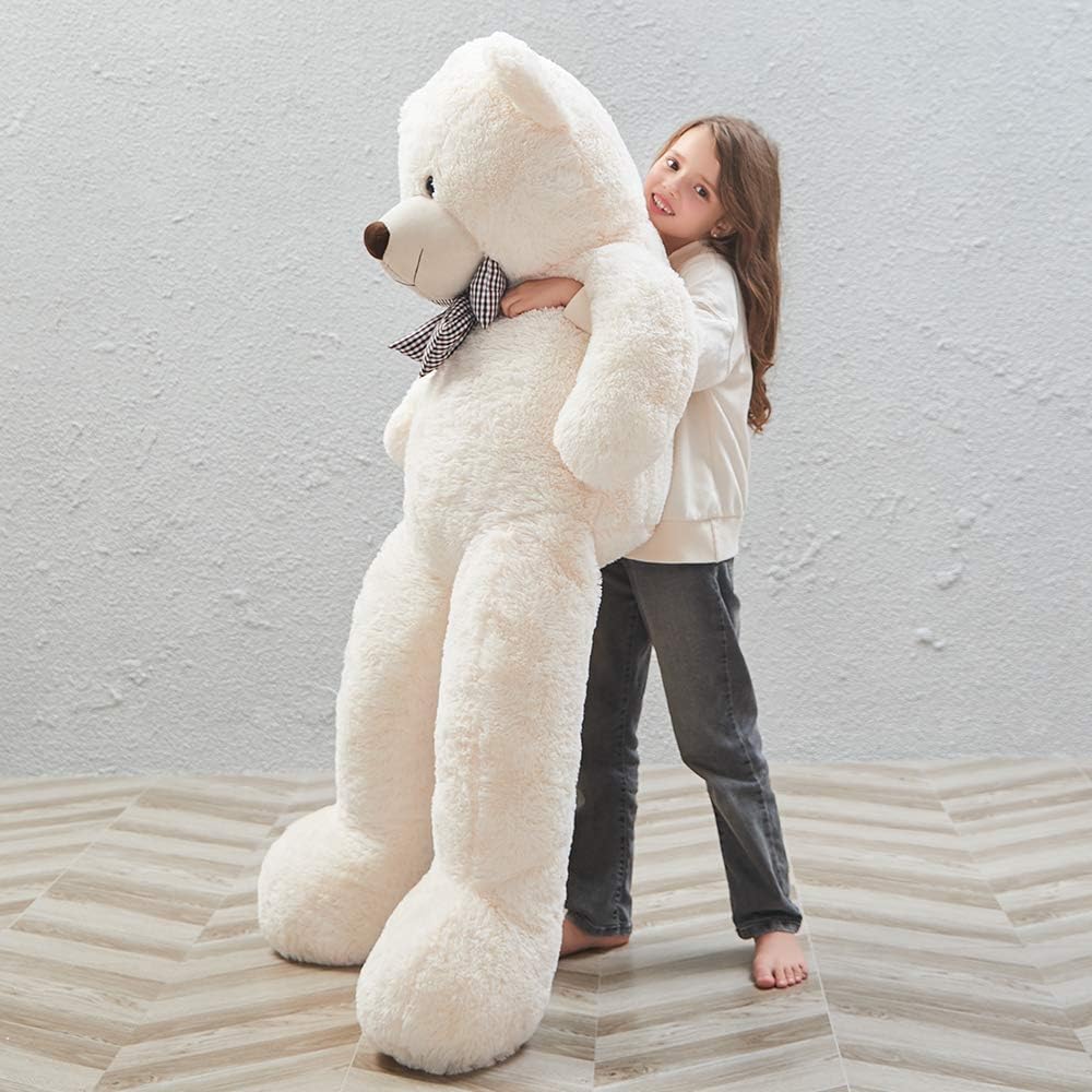 Dluxe Ave.  Life Size Giant Jumbo Teddy Bear 55 inch Big Stuffed Animals Chucky Plush Large Bear