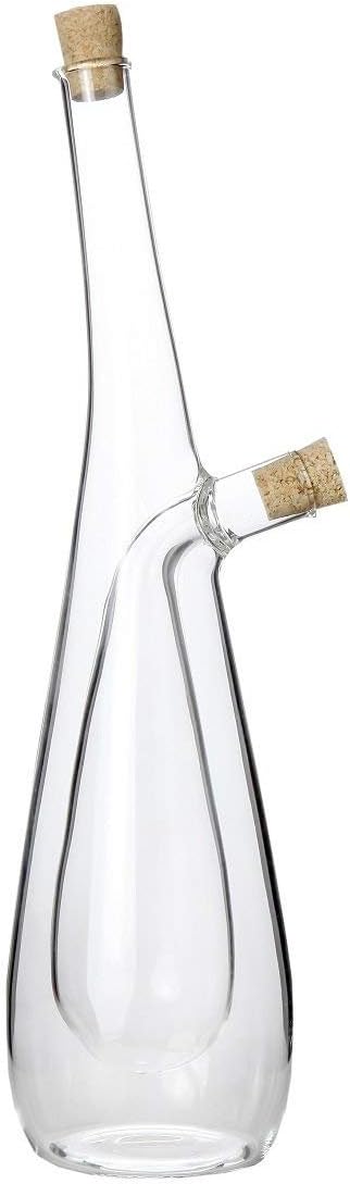 Dluxe Ave. Glass Olive Oil and Vinegar Dispenser Bottle (15 Ounces & 10 Ounces)