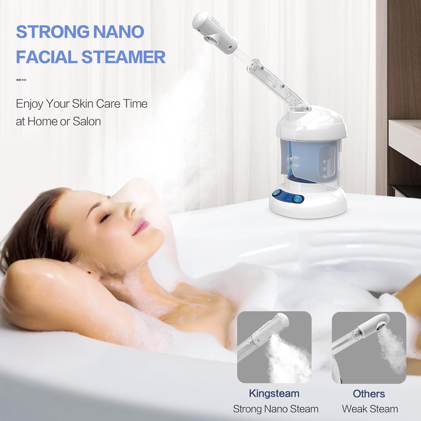 Dluxe Ave. Facial Steamer with Extendable Arm/ Professional