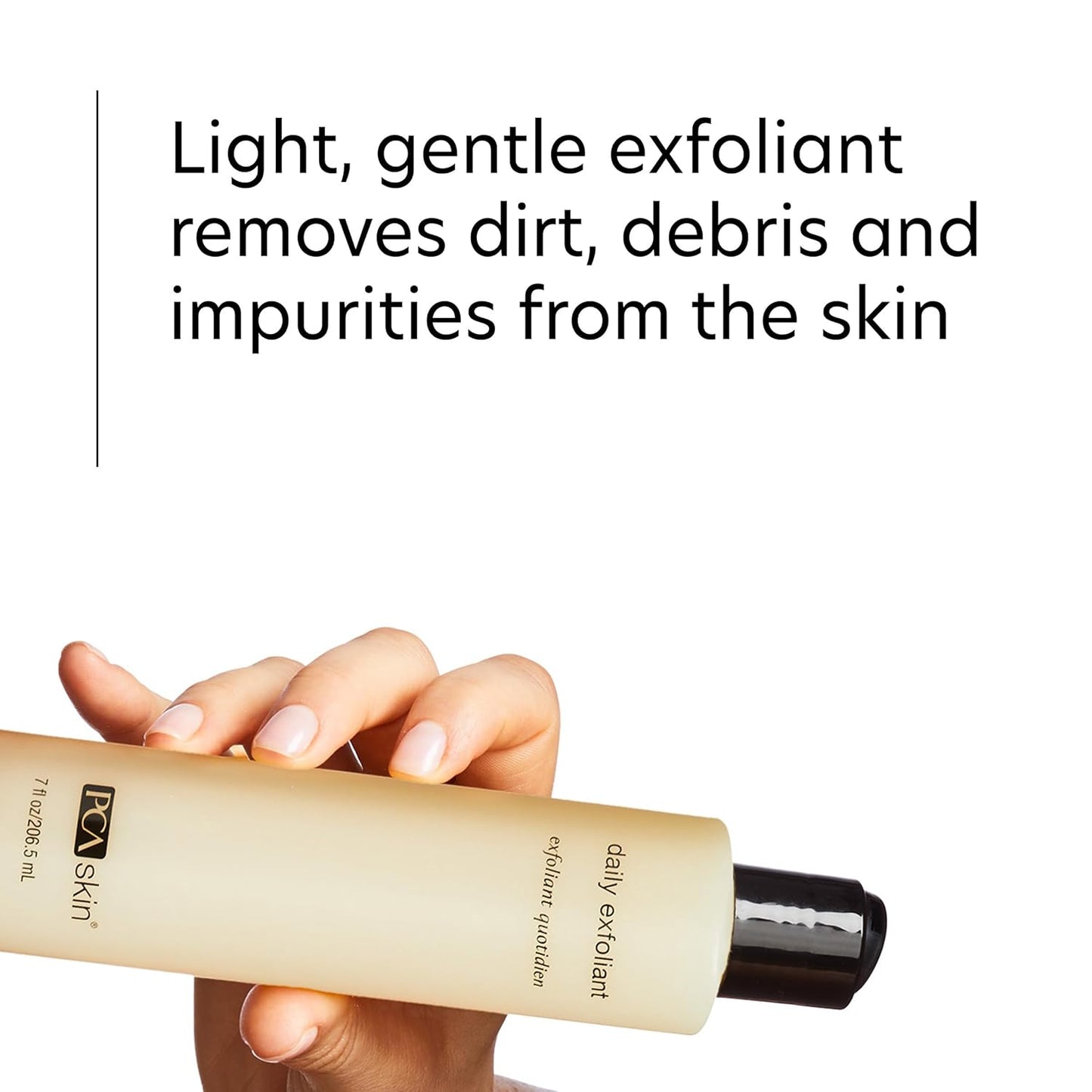 Dluxe Ave. PCA SKIN Daily Face Exfoliant Cleanser Moisturizing Face Wash Gently Cleanses Dirt Debris and Other Impurities From Skin Facial Cleanser Made with Renewable Exfoliants 7.0 oz Bottle