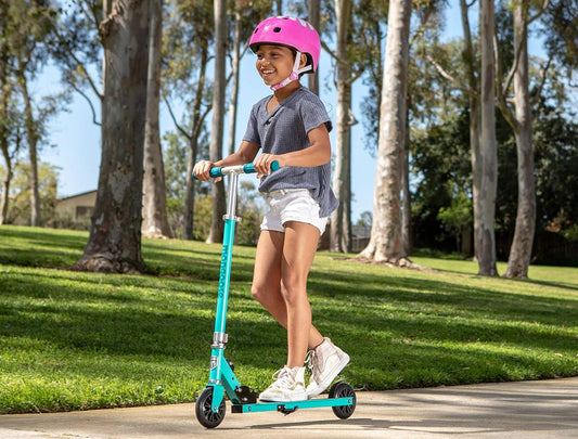 Dluxe Ave.  Kick Scooter Lightweight Quick-Release & Easy Folding/ Teal