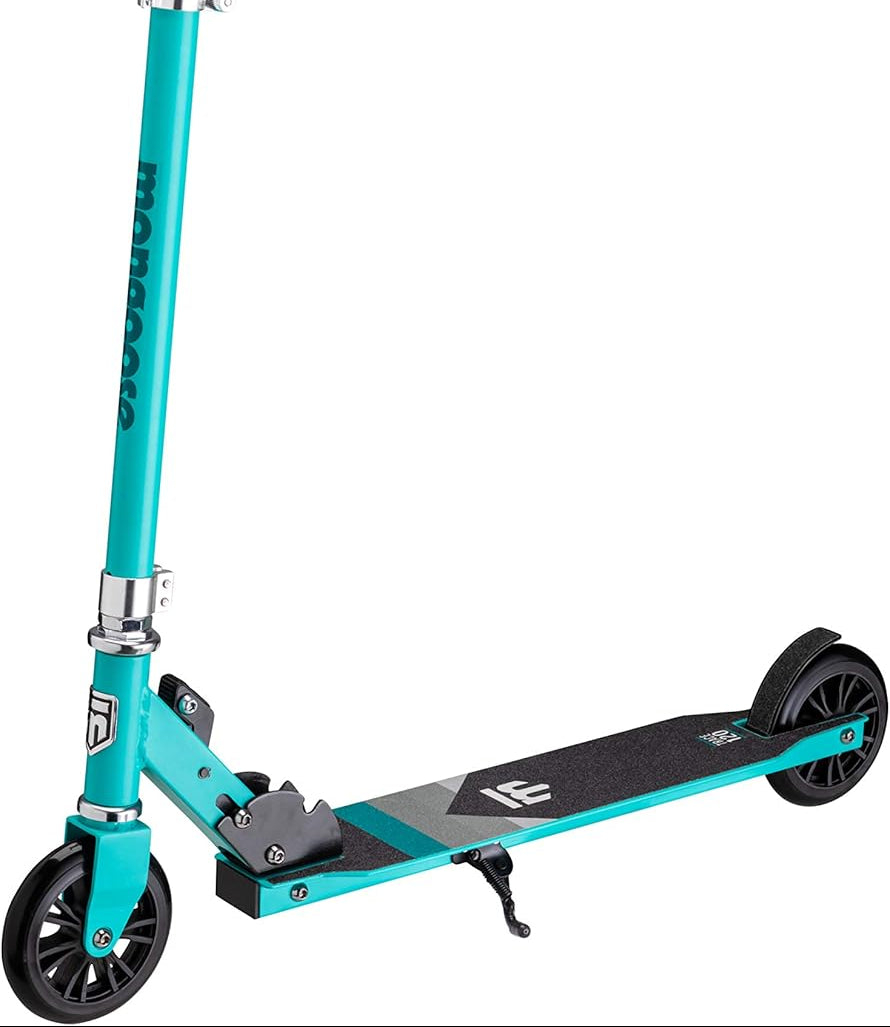 Dluxe Ave.Trace 120 Kick Scooter for Youth Adult Boys and Girls, Lightweight, Quick-Release & Easy Folding Scooter With 120mm Wheels Kickstand (Teal)
