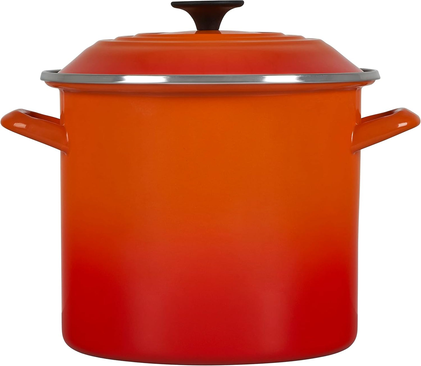 Dluxe Ave. ( Limited Edition) Enamel On Steel Stockpot 8 qt.(Flame)