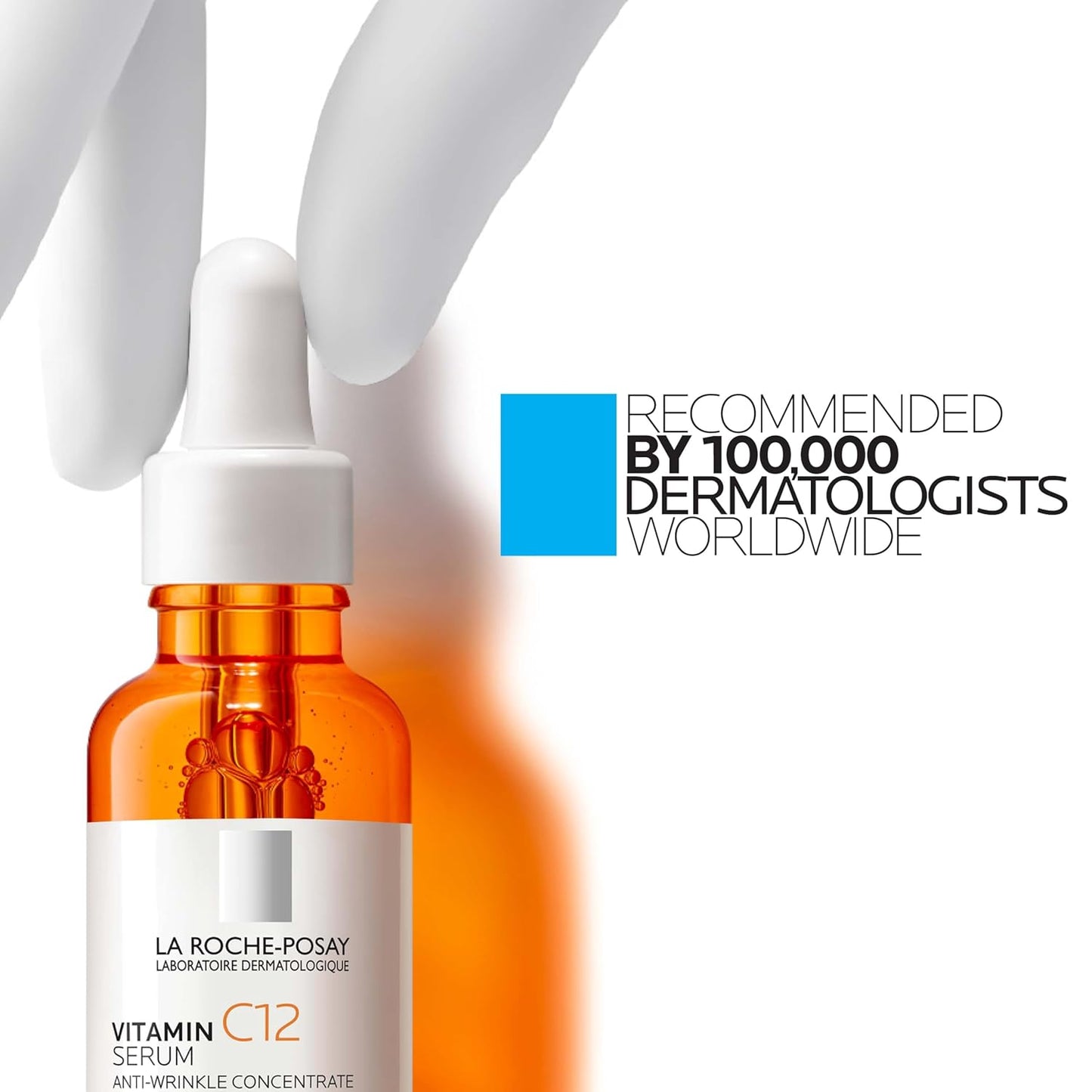 Dluxe Ave. La Roche-Posay Pure 10% Vitamin C Serum For Face With Hyaluronic Acid & Salicylic Acid Hydrating & Brightening Serum Boost Radiance & Reduce Wrinkles Paraben Free