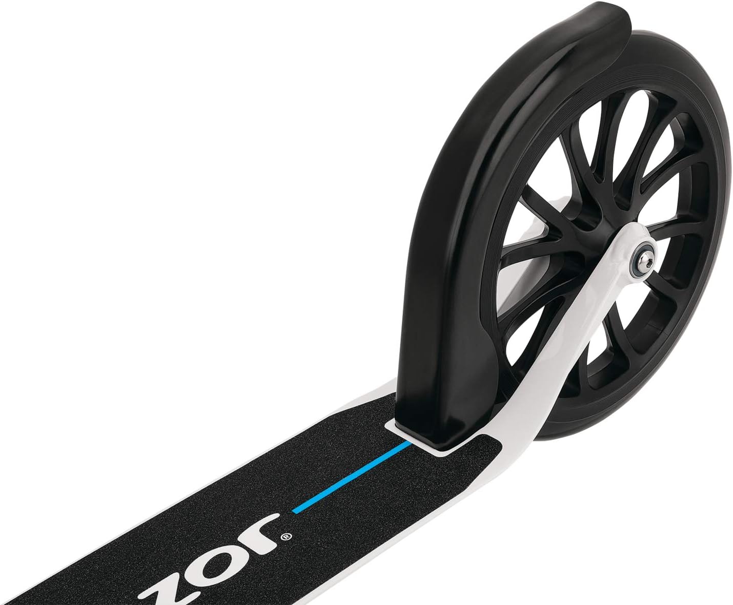 Dluxe Ave. A6 Kick Scooter for riders ages 8 and up/ weighing up to 220 pounds (100 kg)/ White