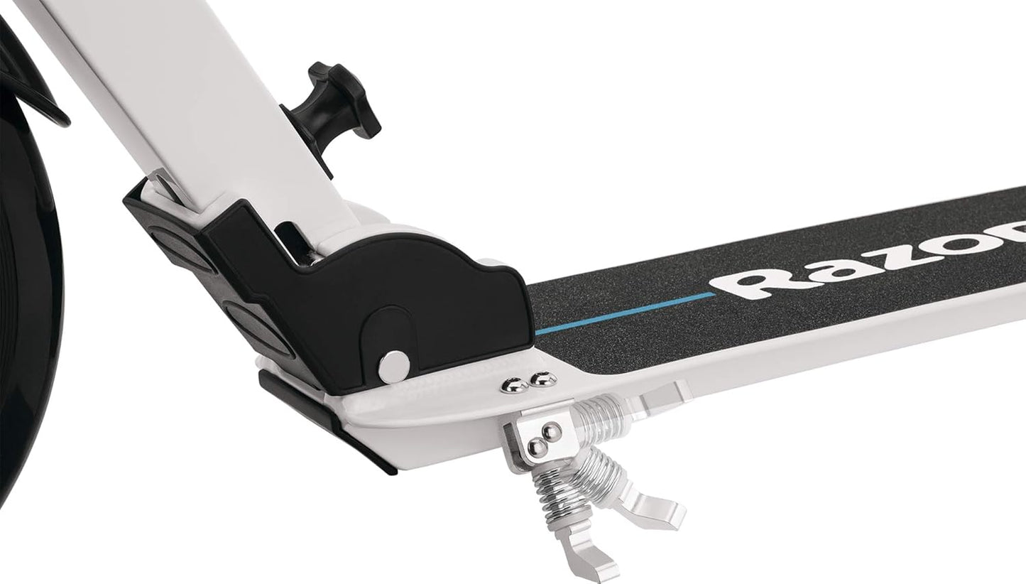 Dluxe Ave. A6 Kick Scooter for riders ages 8 and up/ weighing up to 220 pounds (100 kg)/ White