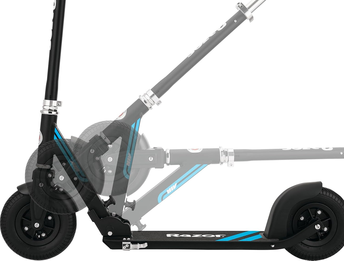 Dluxe Ave. A5 Air Kick Scooter, Black
