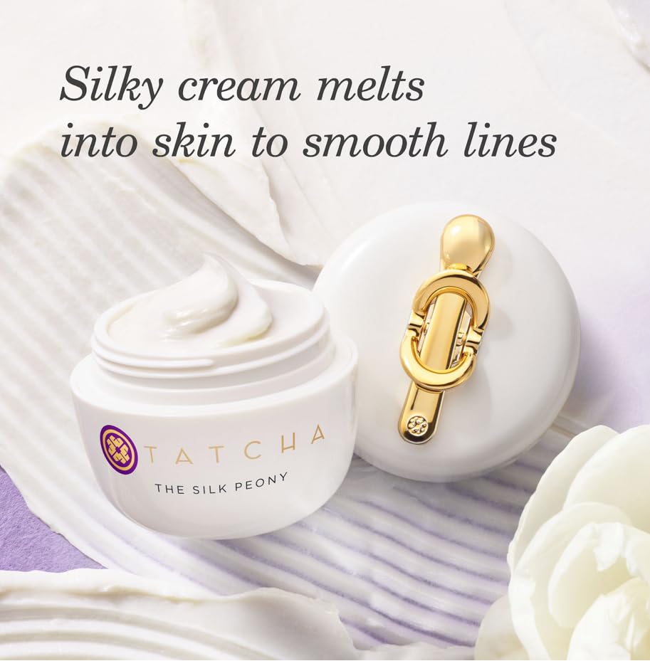 Dluxe Ave. TATCHA The Silk Peony Melting Under Eye Cream | Hydration with Line-Smoothing Eye Cream for Wrinkles and Hydration | 15 ml / 0.5 oz