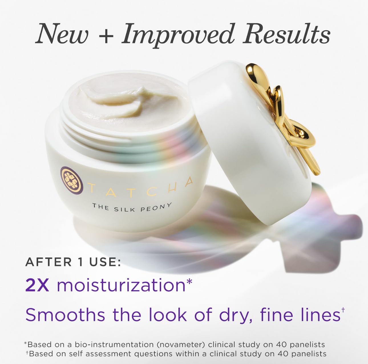 Dluxe Ave. TATCHA The Silk Peony Melting Under Eye Cream | Hydration with Line-Smoothing Eye Cream for Wrinkles and Hydration | 15 ml / 0.5 oz