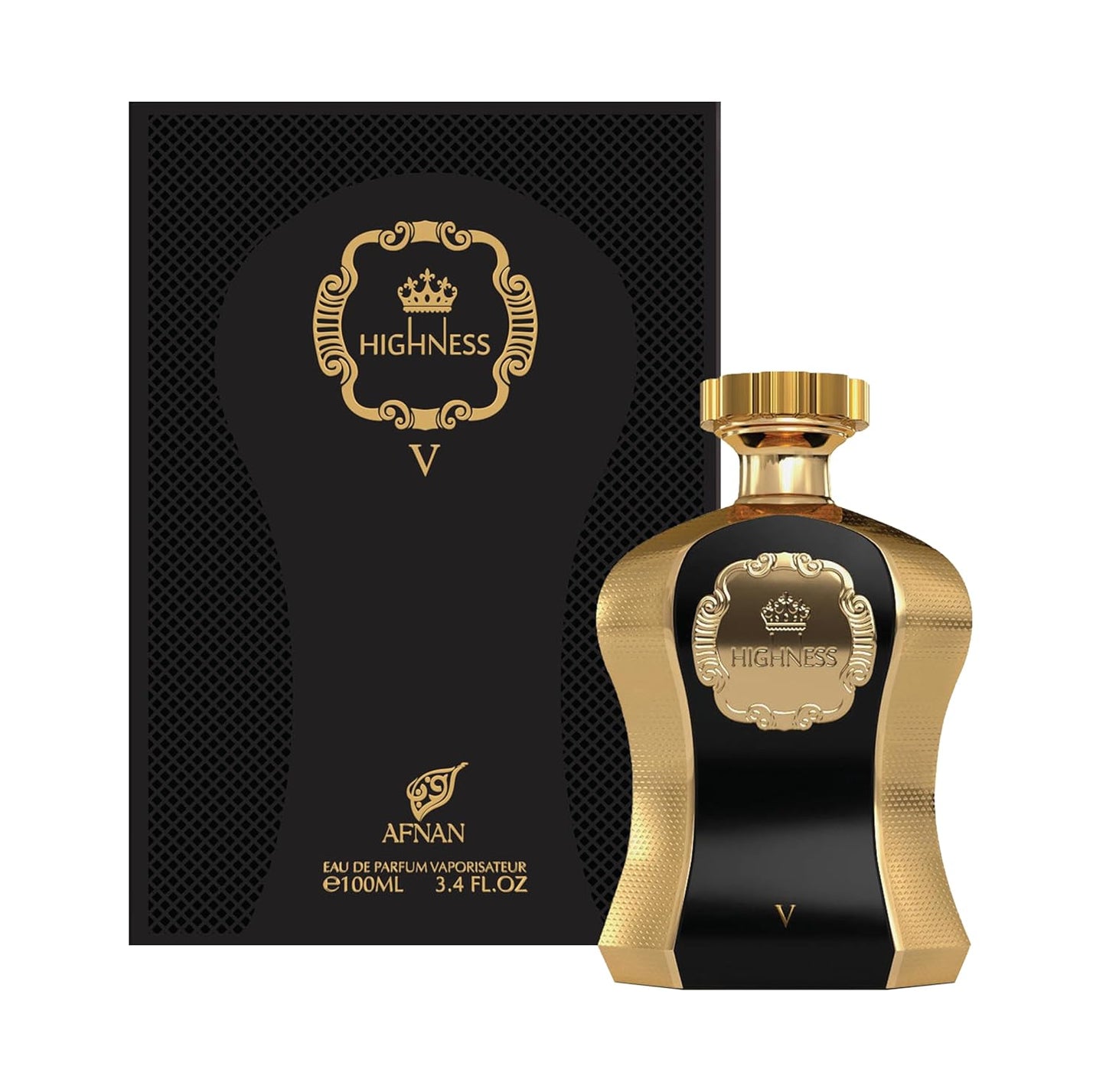 Dluxe Ave. Afnan Highness Black Luxury Eau De Parfum for Women 3.4 Fl. Oz