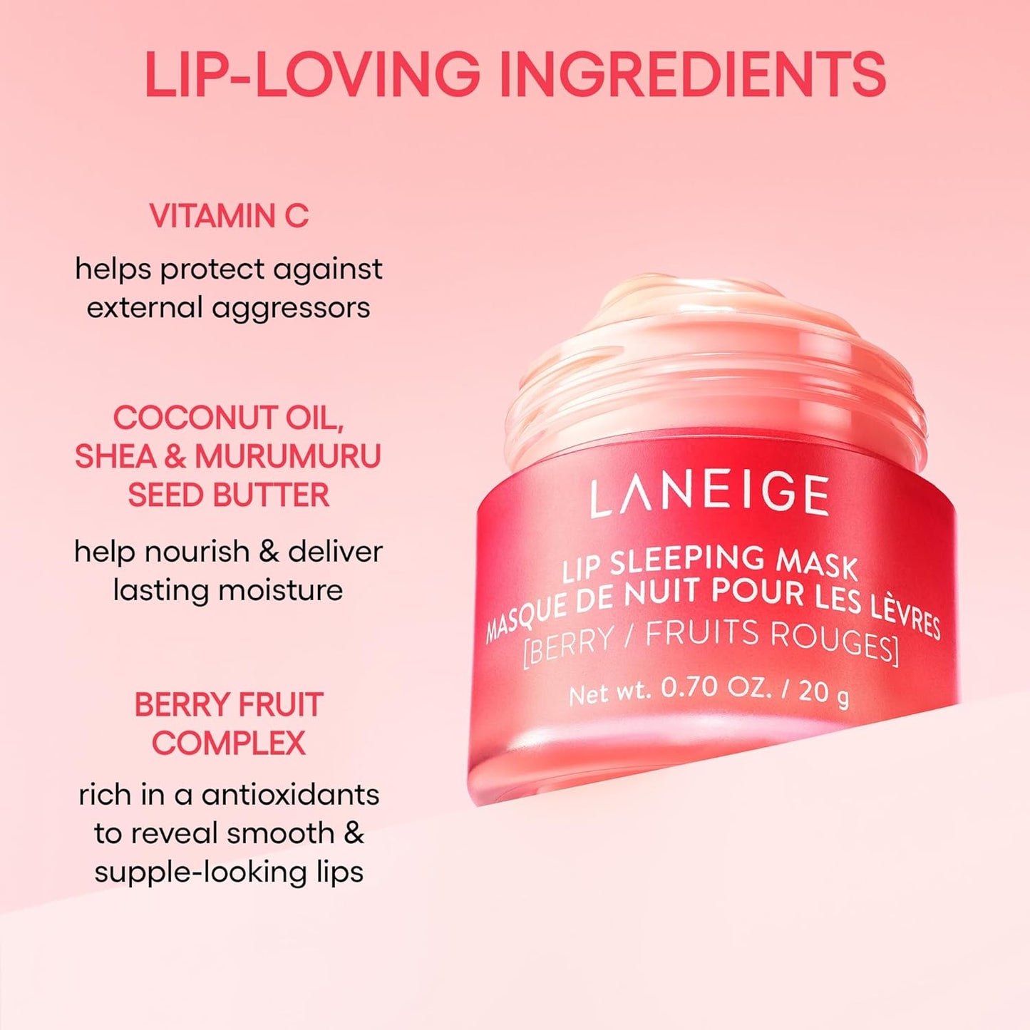 Dluxe Ave. LANEIGE Lip Sleeping Mask - Berry