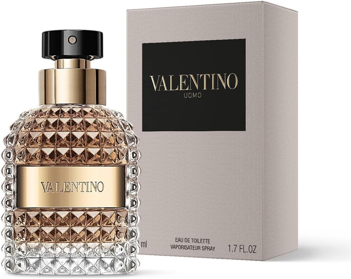 Dluxe Ave. Valentino Uomo Eau De Toilette Spray for Men 1.7 Ounce